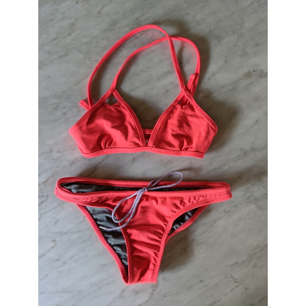 Jolyn Bikini Neon Strawberry